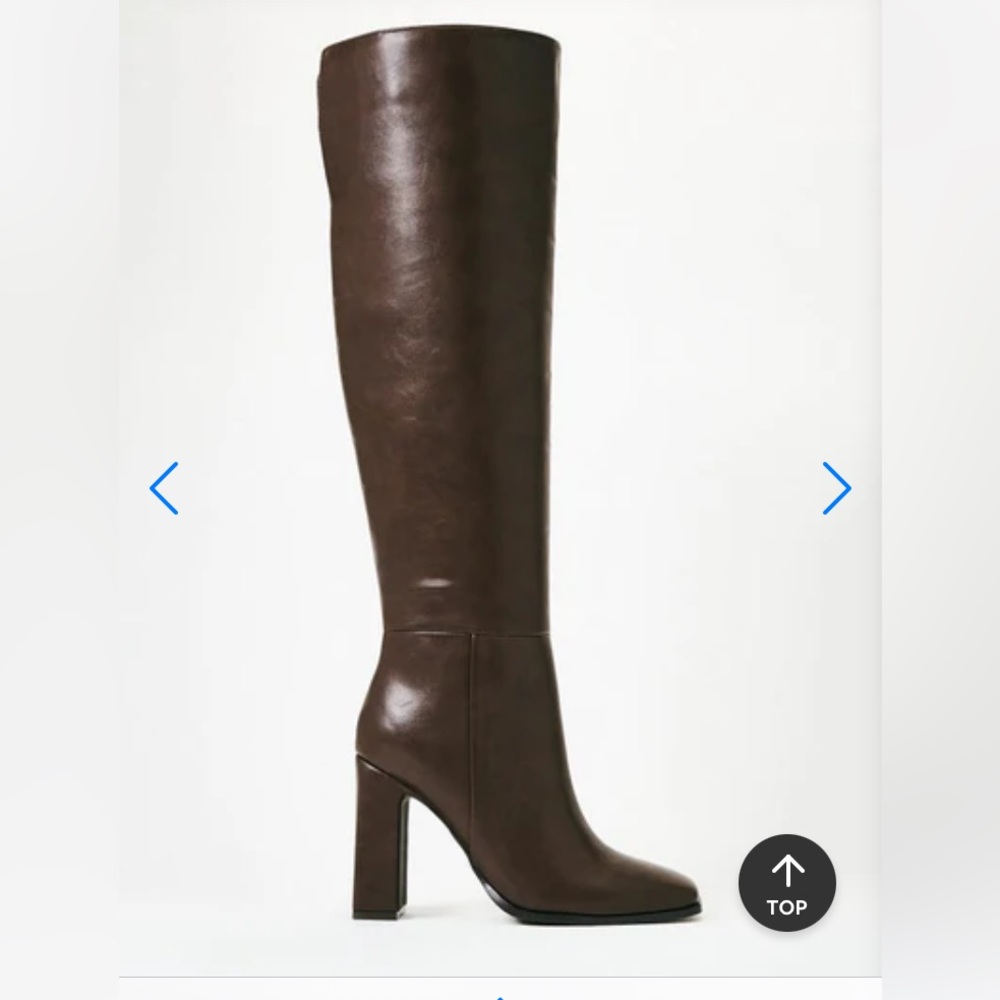JustFab Brown Heeled Boots